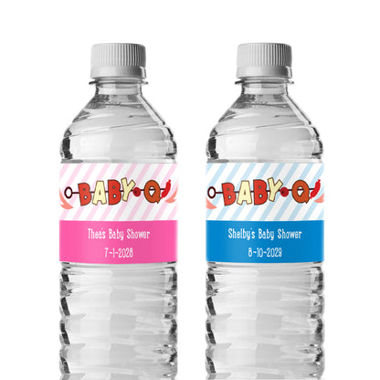 Baby-Q Personalized Water Bottle Labels (Set of 12)