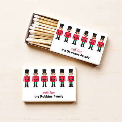 Nutcrackers Personalized Matches (Set of 50)