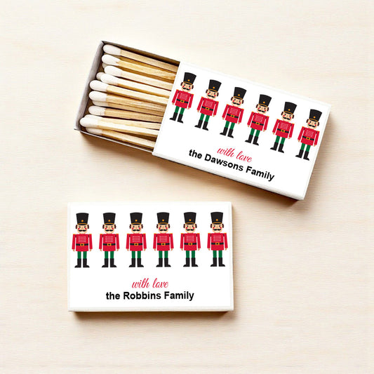 Nutcrackers Personalized Matches (Set of 50)