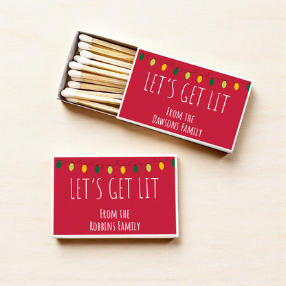 Let's Get Lit Personalized Matches (Set of 50)