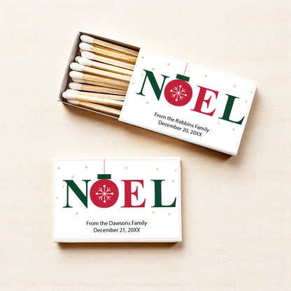 Noel Personalized Matches (Set of 50)