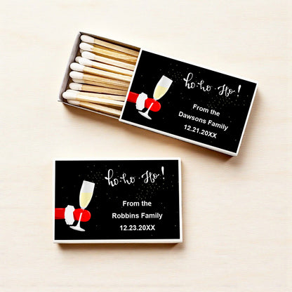 Ho Ho Ho! Personalized Matches (Set of 50)