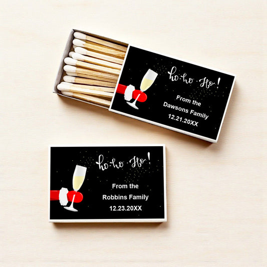 Ho Ho Ho! Personalized Matches (Set of 50)
