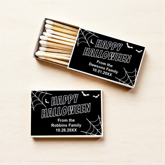 Happy Halloween Personalized Matches (Set of 50)