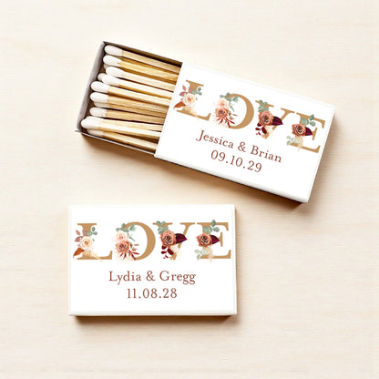 LOVE Fall Personalized Matches (Set of 50)