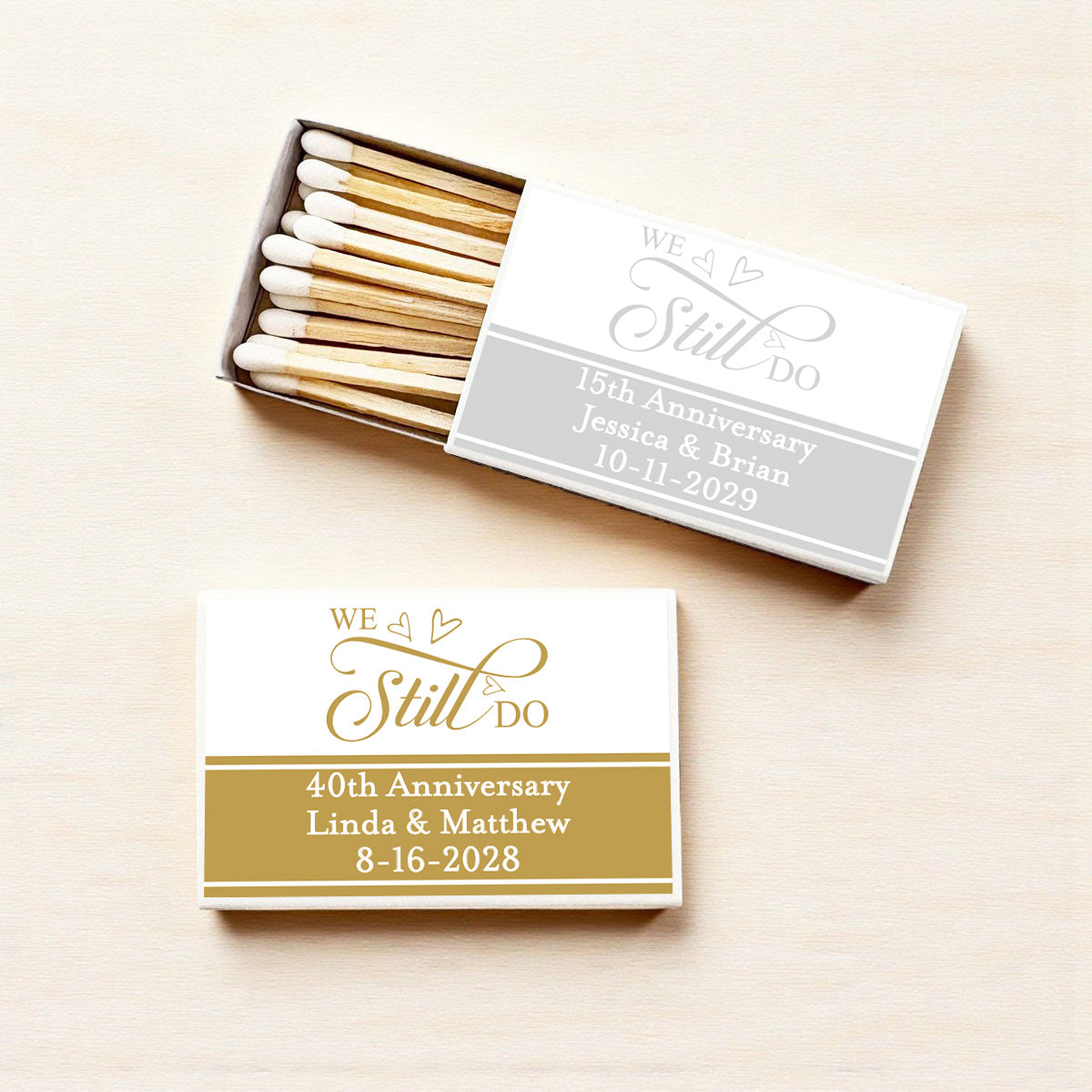 We Still Do Personalized Matches (Set of 50)