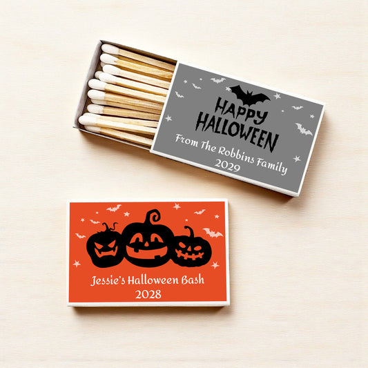 Halloween Personalized Matches (Set of 50)