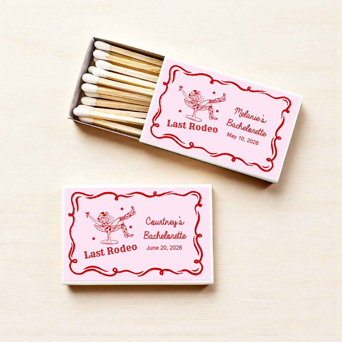 Last Rodeo Personalized Matches (Set of 50)