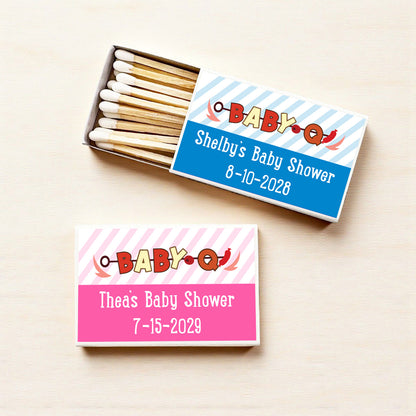 Baby-Q Personalized Matches (Set of 50)