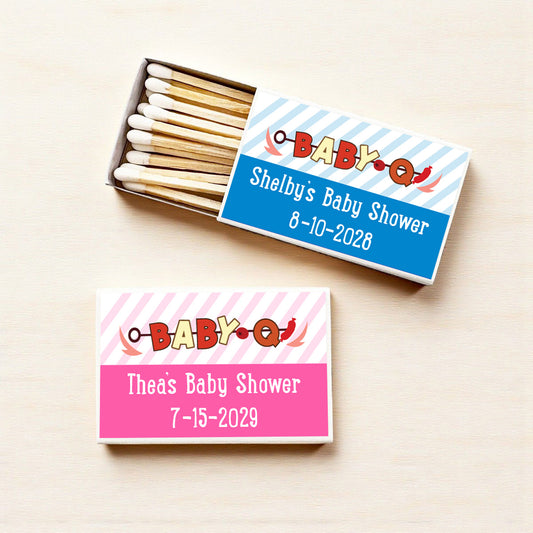 Baby-Q Personalized Matches (Set of 50)