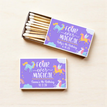 Four-Ever Magical Personalized Matches (Set of 50)