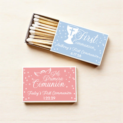 Holy Communion Personalized Matches (Set of 50)