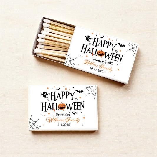 Happy Halloween Personalized Matches (Set of 50)