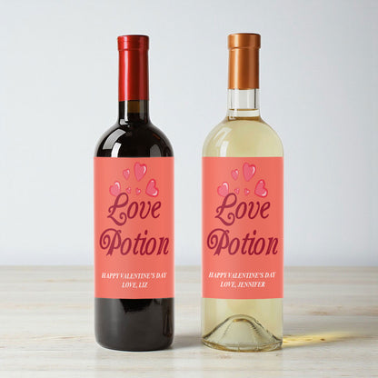 Love Potion Personalized Wine Labels (Set of 12)