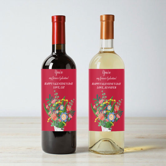 You're My Favorite Galantine Personalized Wine Labels (Set of 12)