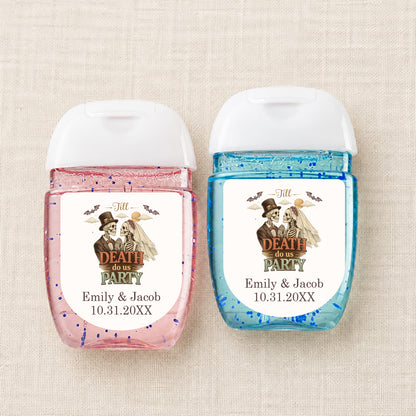 Till Death Do Us Party Personalized Loop Sanitizer Labels (Set of 20)