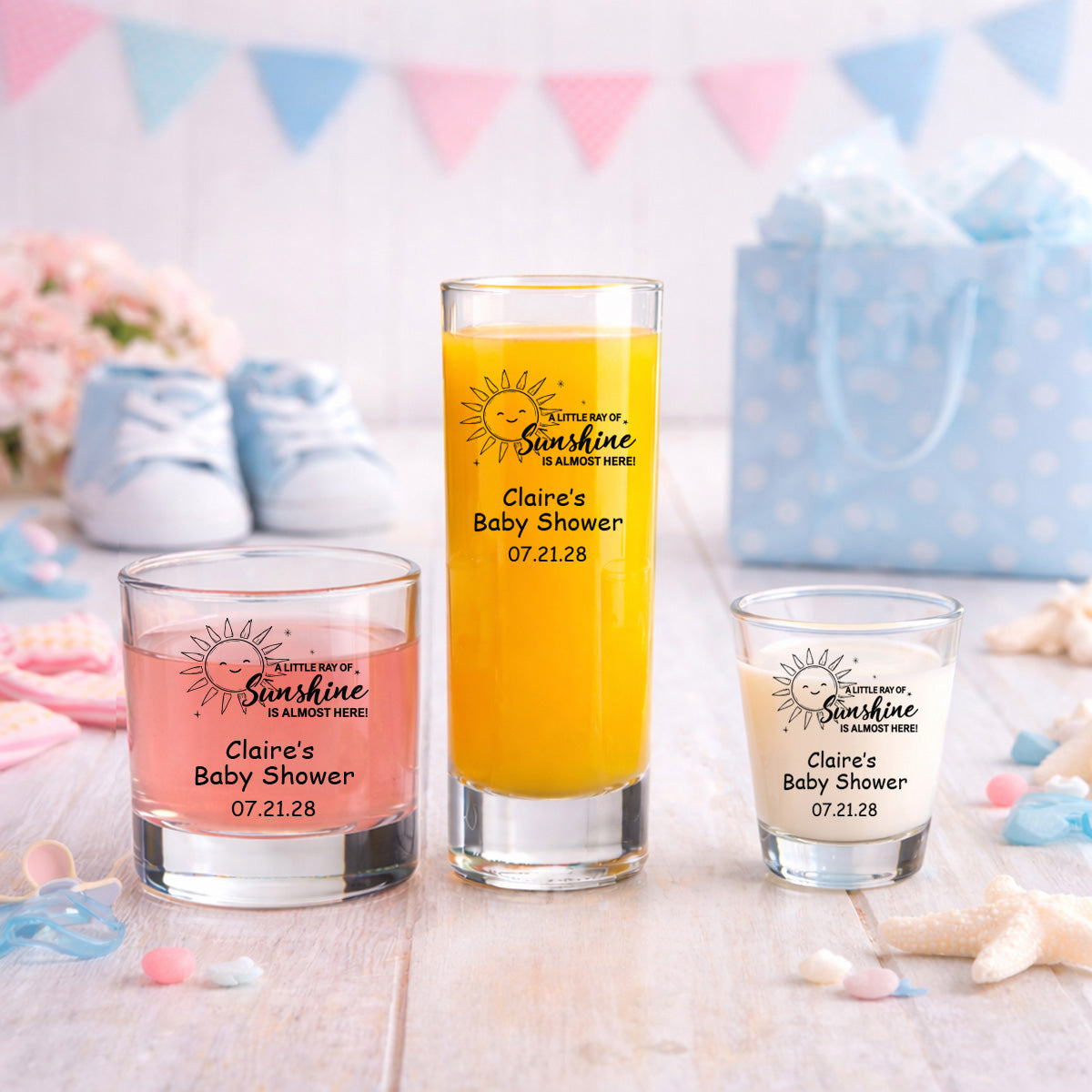 A Little Ray Of Sunshine PersonalizedShot Glass (Set of 24)