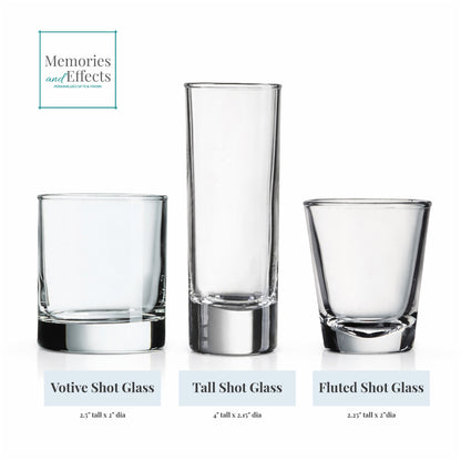 I DO BBQ Personalized Shot Glass (Set of 24)