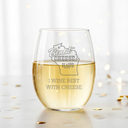 125 pieces  - 9 OZ Stemless - Logo Benoit