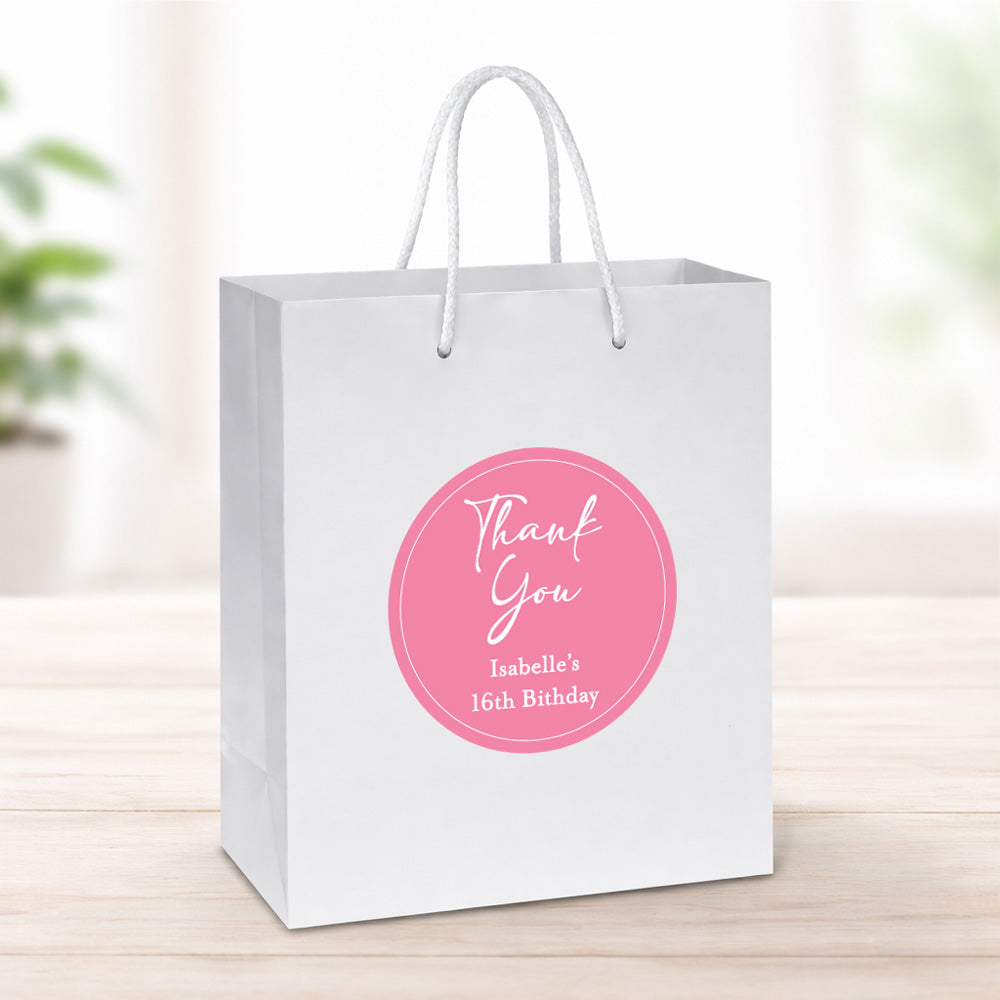 Thank you Personalized Welcome Gift Bag , Set of 10