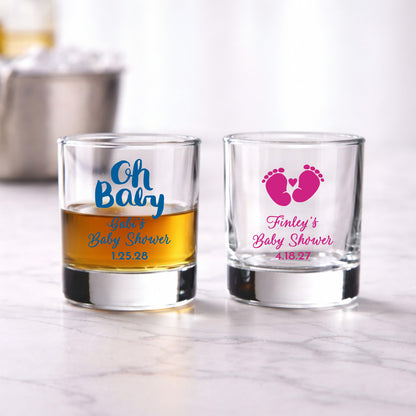 Baby Shower Personalized Votive Shot Glass (Set of 24)