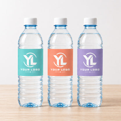 Logo Personalized Water Bottle Labels (Set of 15)