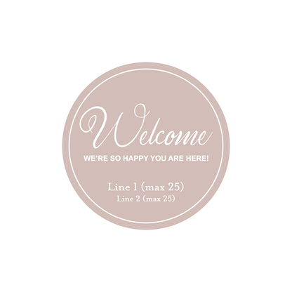 Welcome We're So Happy You Are Here Welcome Gift Bag, Set of 10