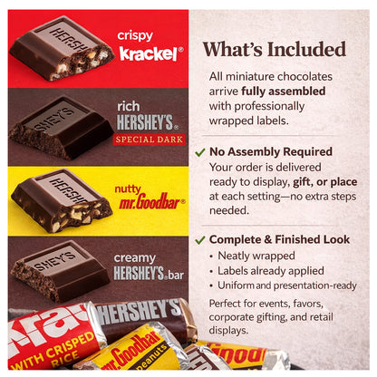 Logo Personalized Chocolate Hershey's Miniatures (Set of 40)