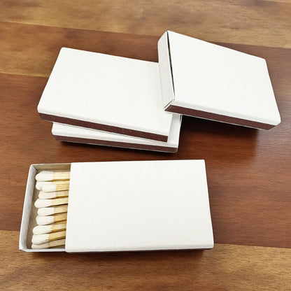 Blank White Box Matches (Set of 50)