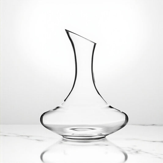 Slanted Top Wine Decanter by Memories and Effects - Set of 6